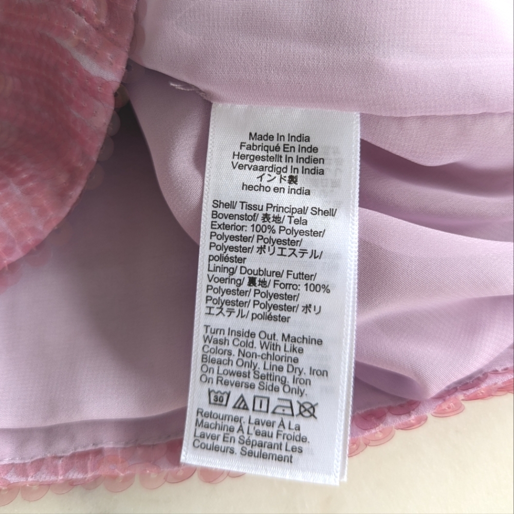 J.Crew Collection Pink Mauve Sequin Shell Tank Top - image 8